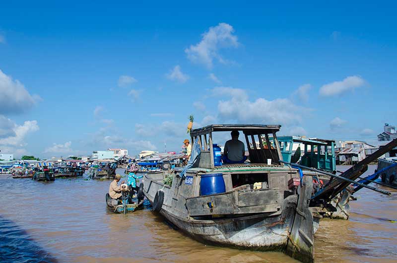 73 - Vietnam - delta del Mekong - mercado flotante de Cai Be